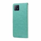 For OPPO A92s / A53 5G / A72 5G / A73 5G Embossed Butterfly Flowers Leather Phone Case(Green) - 3