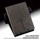 For Honor Pad 8 Tree & Deer Embossed Leather Tablet Case(Grey) - 2