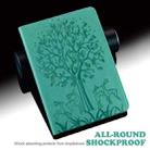 For Honor Pad 8 Tree & Deer Embossed Leather Tablet Case(Green) - 2