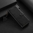 For Redmi Note 14 4G Global 163.25mm Genuine Leather Litchi Texture RFID Leather Phone Case(Black) - 2