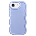 For iPhone 7 / 8 / SE 2020 2022 Big Wave Puff Shape TPU Phone Case(Blue) - 1