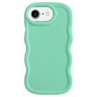 For iPhone 7 / 8 / SE 2020 2022 Big Wave Puff Shape TPU Phone Case(Green) - 1