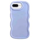 For iPhone 7 Plus / 8 Plus Big Wave Puff Shape TPU Phone Case(Blue) - 1