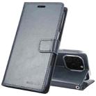 For iPhone 16 Pro GOOSPERY BLUE MOON Crazy Horse Texture Leather Phone Case(Dark Blue) - 1