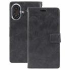 For iPhone 16 Plus GOOSPERY BLUE MOON Crazy Horse Texture Leather Phone Case(Black) - 2