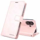 For iPhone 16 GOOSPERY BLUE MOON Crazy Horse Texture Leather Phone Case(Rose Gold) - 1