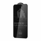 For iPhone 16 Plus / 15 Plus WK WTP-092 King Kong 6D Curved 28 Degree Privacy Tempered Glass Film - 1