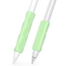 For Apple Pencil & Huawei M-Pencil Series Universal Stylus Silicone Protective Grip Cover(Green) - 1