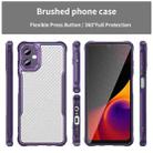 For Samsung Galaxy A06 5G Carbon Fiber Texture Translucent Phone Case(Purple) - 2