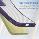 For Samsung Galaxy A06 5G Carbon Fiber Texture Translucent Phone Case(Purple) - 3