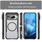 For Google Pixel 9 Pro / 9 Carbon Fiber Texture MagSafe Translucent Phone Case(Black) - 2