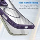 For Google Pixel 9a Carbon Fiber Texture MagSafe Translucent Phone Case(Purple) - 3