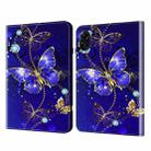 For Honor Pad X9 Crystal Texture Painted Leather Tablet Case(Diamond Butterflies) - 1