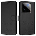 For Realme GT 7 Pro 5G Smile Embossing RFID Leather Phone Case(Black) - 3