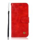 For Samsung Galaxy Note 20 Copper Buckle Retro Crazy Horse Texture Horizontal Flip Leather Case with Holder & Card Slots & Wallet(Red) - 2