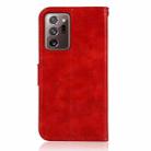 For Samsung Galaxy Note 20 Ultra Copper Buckle Retro Crazy Horse Texture Horizontal Flip Leather Case with Holder & Card Slots & Wallet(Red) - 3