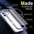 For iPhone 16 Plus Frosted Skin Feel MagSafe Transparent Phone Case(Purple) - 3