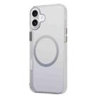 For iPhone 16 Plus TGVIS Grace Series MagSafe Magnetic Phone Case(Grey) - 1