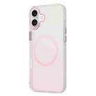 For iPhone 16 Plus TGVIS Grace Series MagSafe Magnetic Phone Case(Pink) - 1