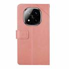 For Redmi Note 14 Pro+ 5G Y-shaped Pattern Flip Leather Phone Case(Pink) - 3