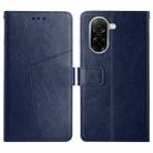 For Redmi A5 4G 173.3mm Y-shaped Pattern Flip Leather Phone Case(Blue) - 1