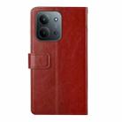 For Redmi 15C 4G 171.5mm / Poco C85 4G Y-shaped Pattern Flip Leather Phone Case(Brown) - 3