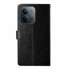 For Redmi 15C 5G 173.1mm / 15C 4G 173.1mm Y-shaped Pattern Flip Leather Phone Case(Black) - 3
