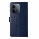 For Redmi 15C 5G 173.1mm / 15C 4G 173.1mm Y-shaped Pattern Flip Leather Phone Case(Blue) - 3