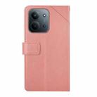 For Redmi 15C 5G 173.1mm / 15C 4G 173.1mm Y-shaped Pattern Flip Leather Phone Case(Pink) - 3