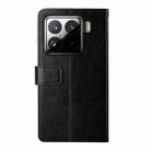 For Xiaomi 15 Pro Y-shaped Pattern Flip Leather Phone Case(Black) - 3