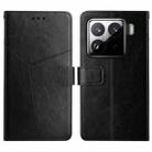 For Xiaomi 15 Y-shaped Pattern Flip Leather Phone Case(Black) - 1