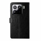 For Xiaomi 15 Y-shaped Pattern Flip Leather Phone Case(Black) - 3