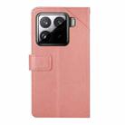 For Xiaomi 15 Y-shaped Pattern Flip Leather Phone Case(Pink) - 3