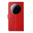 For Xiaomi 15 Ultra Y-shaped Pattern Flip Leather Phone Case(Red) - 3