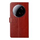 For Xiaomi 15 Ultra Y-shaped Pattern Flip Leather Phone Case(Brown) - 3