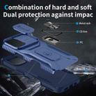 For iPhone 16 Sliding Camshield Holder Phone Case(Blue) - 3