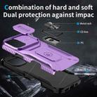 For iPhone 16 Sliding Camshield Holder Phone Case(Purple) - 3