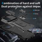 For iPhone 16 Plus Sliding Camshield Holder Phone Case(Black) - 3