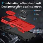 For iPhone 16 Plus Sliding Camshield Holder Phone Case(Red) - 3