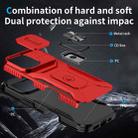 For iPhone 16 Pro Sliding Camshield Holder Phone Case(Red) - 3