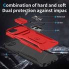 For iPhone 16e Sliding Camshield Holder Phone Case(Red) - 3