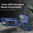 For iPhone 11 Pro Sliding Camshield Holder Phone Case(Blue) - 2