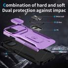 For iPhone 11 Pro Sliding Camshield Holder Phone Case(Purple) - 3