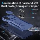 For iPhone 11 Pro Max Sliding Camshield Holder Phone Case(Blue) - 3