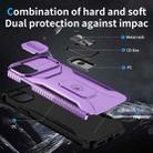 For iPhone 11 Pro Max Sliding Camshield Holder Phone Case(Purple) - 3