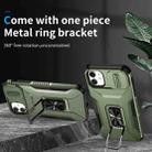 For iPhone 11 Sliding Camshield Holder Phone Case(Alpine Green) - 2