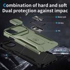 For iPhone 11 Sliding Camshield Holder Phone Case(Alpine Green) - 3