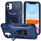For iPhone 11 Sliding Camshield Holder Phone Case(Blue) - 1