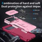For iPhone 17 Pro Max Sliding Camshield Holder Phone Case(Pink + Rose Red) - 3