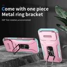 For iPhone 17 Pro Max Sliding Camshield Holder Phone Case(Grey Green + Pink) - 2